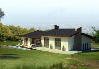 3-bedroom bungalow with garage and basement, modern practical house