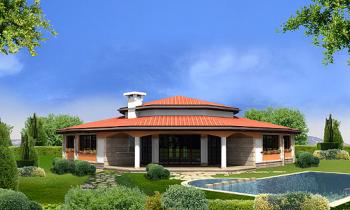 4 bedroom 1-storey house, build one storey house with 4 bedrooms